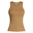 thumbnail image 5 of No Boundaries Ribbed High Neck Tank Top, Women's XXS-XXL, 5 of 5