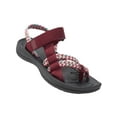 thumbnail image 5 of OutPro Womens Hiking Sandals for Female Comfortable Walking Flip Flop Sandals with Arch Support Athletic Sandals with Loop Straps for Beach Outdoor Red, 5 of 9