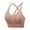 Pink, variant on TTUHYWXI Seamless Bras for Women Wirefree Full Coverage Padded Bra Criss-Cross Back Smoothing Bra Comfort Sleep Bralettes (White, L)