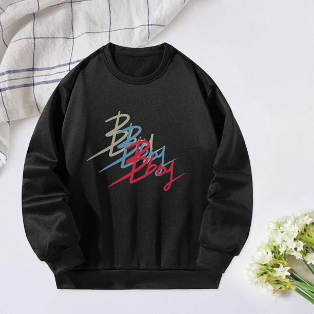 Sudadera para mujer, cómoda, estampada, con cuello redondo, para ir de compras, acampar, mochilero , xxl Yinane Sudadera Mujer