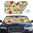 thumbnail image 2 of Balery Cherries and Ladybirds Print Car Windshield Sun Shade,Windshield Sunshade for Car Pickup Truck SUV Accessories-Small, 2 of 7