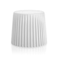 thumbnail image 3 of 2xhome Modern Stackable Stool Chair | Versatile Plastic Molded Coffee Table Ottoman | Weather Resistant for Indoor Outdoor Use (White), Set of 1, 1 piece, 3 of 6