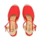 thumbnail image 4 of Alpargata En Plataforma De Yute Para Mujer Color Rojo Cherry Platonia FRIDA-01-ROJO, 4 of 5