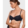 thumbnail image 3 of Women's Inbarely Plus Balconette Bra Demi Unlined No Padding Underwire Everyday Bras, 3 of 5