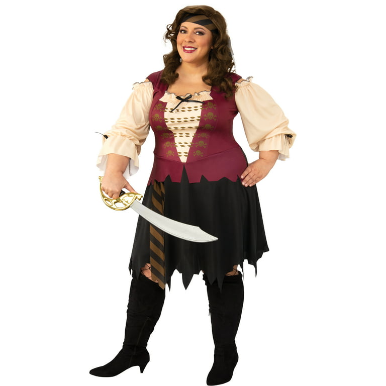 Way To Celebrate - Celebrate Together Collection, Women's Pirate Dress  Halloween Costume Large 