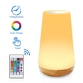 thumbnail image 7 of ROSHWEY Remote Control Night Light, Dimmable LED Touch Light, 13 Rgb Colors & 5 Brightness & 4 Timing Night Lamp for Bedroom, Portable Table Lamps for Baby Nursery/Bathroom/Living Room, 7 of 7