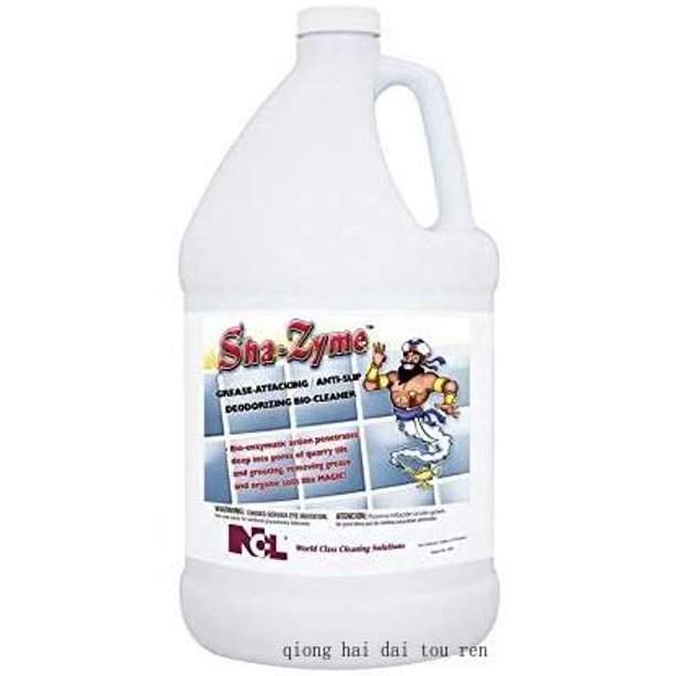 NCL SHAZyme Grease Attacking/AntiSlip Deodorizing BioCleaner 4 Gal