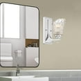 thumbnail image 3 of Vanity Art 1 Light Dimmable Chrome Armed Sconce Lighting | Modern Fixtures Accent Wall Lights for Bedroom Entrance Doorway Dining Room Living Room Hallway Bathroom Scones S1001CH-R03, 3 of 6