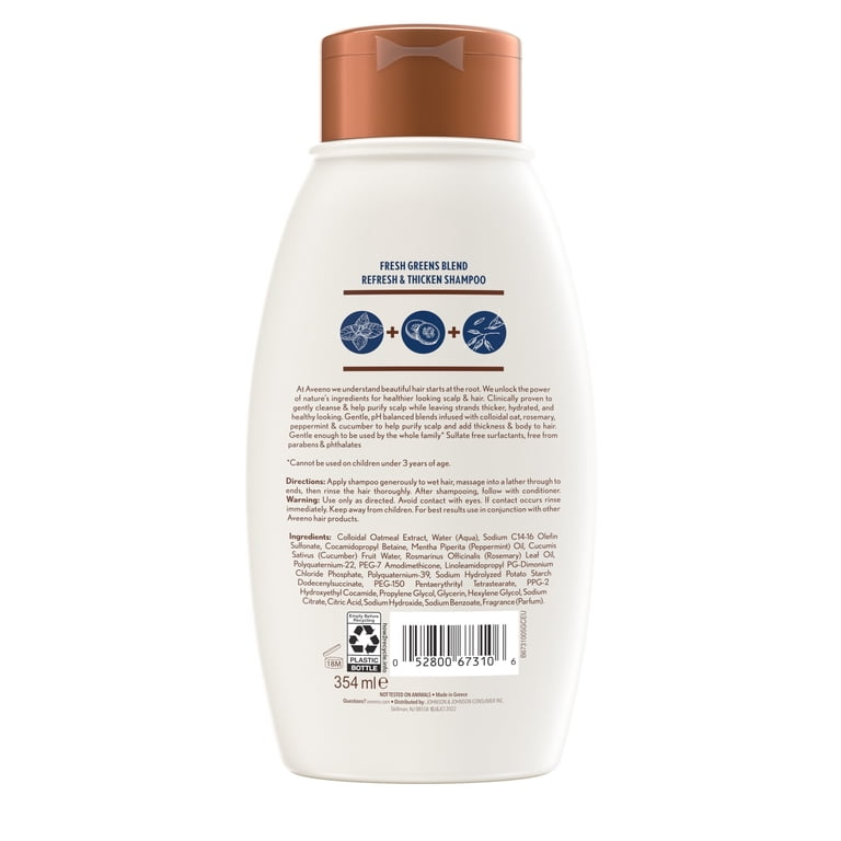 Aveeno Cucumber & Rosemary Volumizing Shampoo photo 7