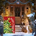 thumbnail image 5 of Sm:)e Merry Christmas Garden Flag 12x18 Inch Double Sided, Christmas Tree Xmas Winter Holiday Yard Outdoor Decorative Flag, 5 of 8