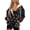 Claw Marks, variant on Polyester Fabric Full Zip Hoodie with With Zipper, Skull Pattern Cozy Hooded Coat for Fall Winter
