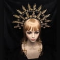thumbnail image 6 of Tiaras Crowns Pageant Prom Angel Headband Bachelorette Party Hair Accessories Vintage Tiaras Hair Hoop, 6 of 8