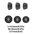thumbnail image 2 of Enhances Sound Isolation Ear Tips Ear Plug for Buds 3Pro, Secures Fit Silicone Eartips Comfort Fit Ear Tips Replacement, 2 of 10