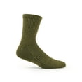 thumbnail image 4 of Fruit of the Loom Men's All Day Comfort Mid Ankle Socks, Sizes 6-12, Green (6-Pack), 4 of 12