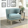 thumbnail image 2 of Coaster Barrel Back Upholstered Accent Chair in Blue, 2 of 2