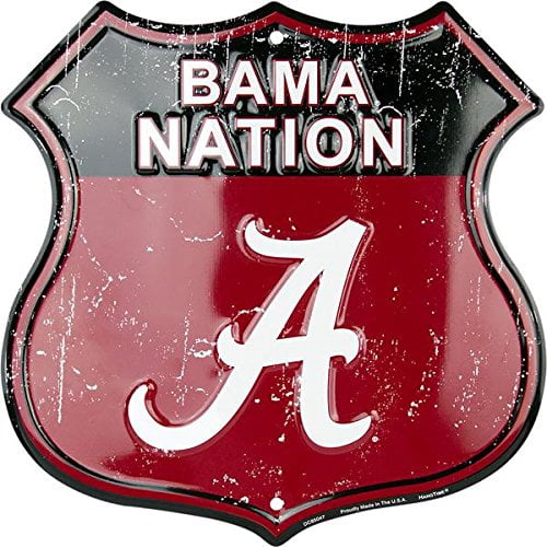 Nación Bama - Señal De Ruta De La Universidad De Alabama