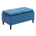 thumbnail image 1 of Convenience Concepts Designs4Comfort Ottoman de Rangement Magnolia avec Plateaux, 1 of 2
