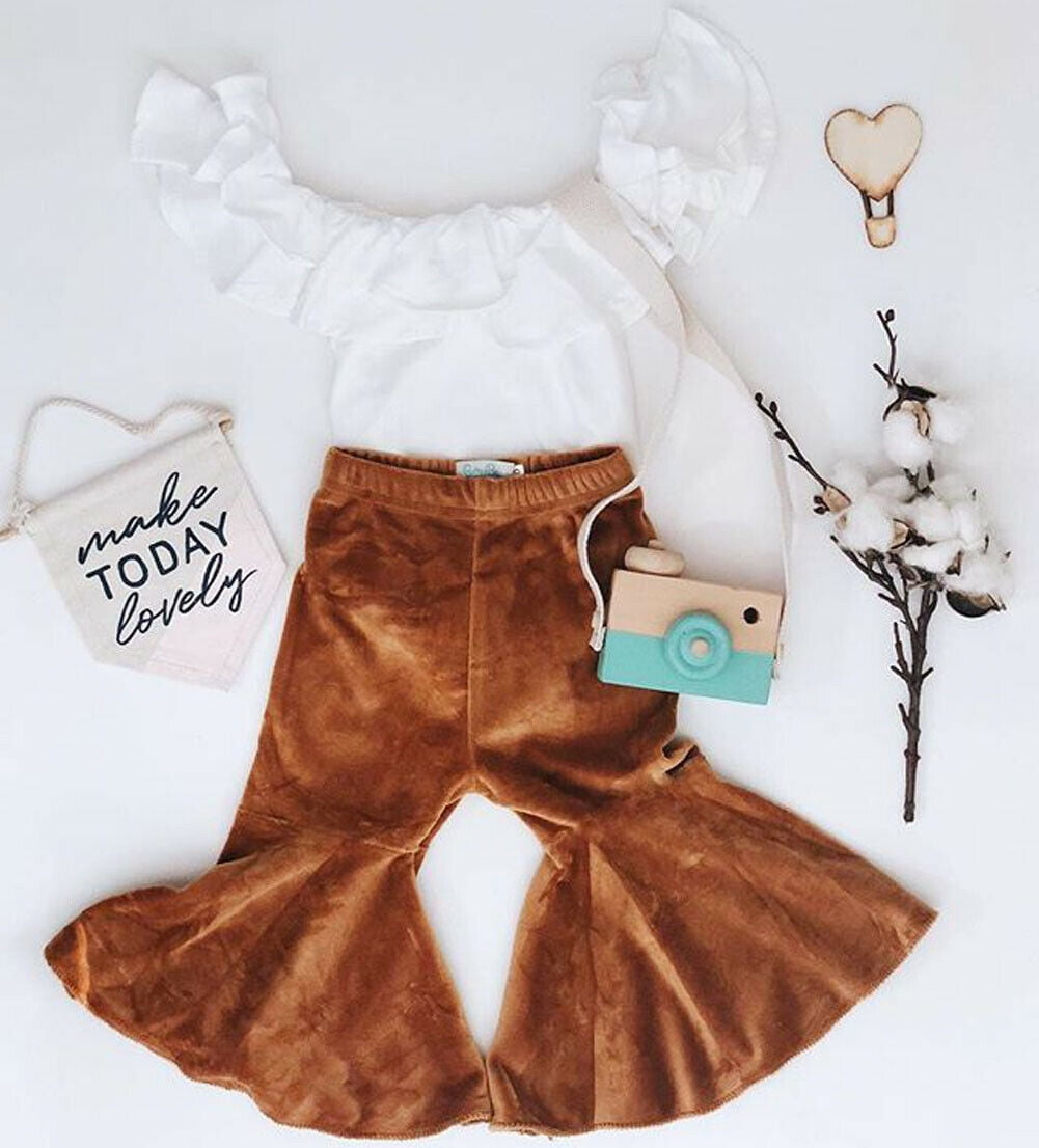 Infant bell bottom outfits Clearance