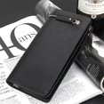 thumbnail image 4 of Men Long Wallet Simple Style Men Luxury Long Wallet Credit Card Holder Solid Color Purse Leather Handbag Phone Keys Multi-card Bag Large Capacity Black, 4 of 9