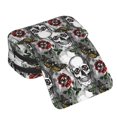 thumbnail image 4 of Easygdp Skulls Roses para Estuche de Lápices con Tapa Flip, Suministros de Oficina y Universidad para Adolescentes y Adultos, 4 of 7
