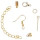 thumbnail image 5 of Kit de Fabricación de Joyas Suministro de Hallazgos de Bricolaje para Aretes Collar Plata+Kit de Fabricación de Joyas Suministro de Hallazgos Macarena cierre de extremo de cordón para hacer joyas, 5 of 8