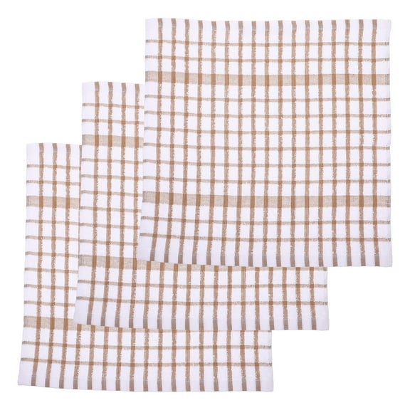 OHOIOLLA Dishcloths Cotton Yarn 3Pcs 13.8x13.8in