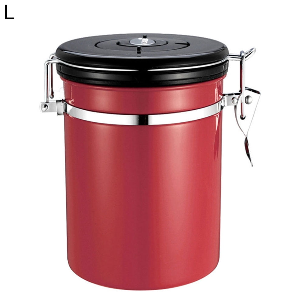 SSBSM 1.5/1.8L Coffee Bean Tea Container Vent Valve Stainless Steel Box