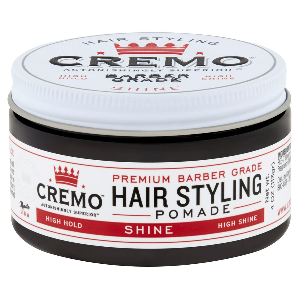 Cremo Astonishingly Superior Shine Hair Styling Pomade, 4 oz Walmart