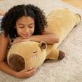 thumbnail image 2 of 19 Inch Capybara Stuffed Animal Large Soft Plush Toy Pillow Cute Plushies Kapibala Big Doll Gift for All Birthday Valentines Christmas, 2 of 6
