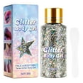 thumbnail image 3 of SIfdSeng Gel with Glitter Body Makeup for Festival and Performance Silver Eyeshadow Liquid, 3 of 3