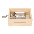 thumbnail image 3 of Caja de música con cinta de papel, caja de música de madera de 15 notas, caja de música con manivela, tecnología innovadora, 3 of 14