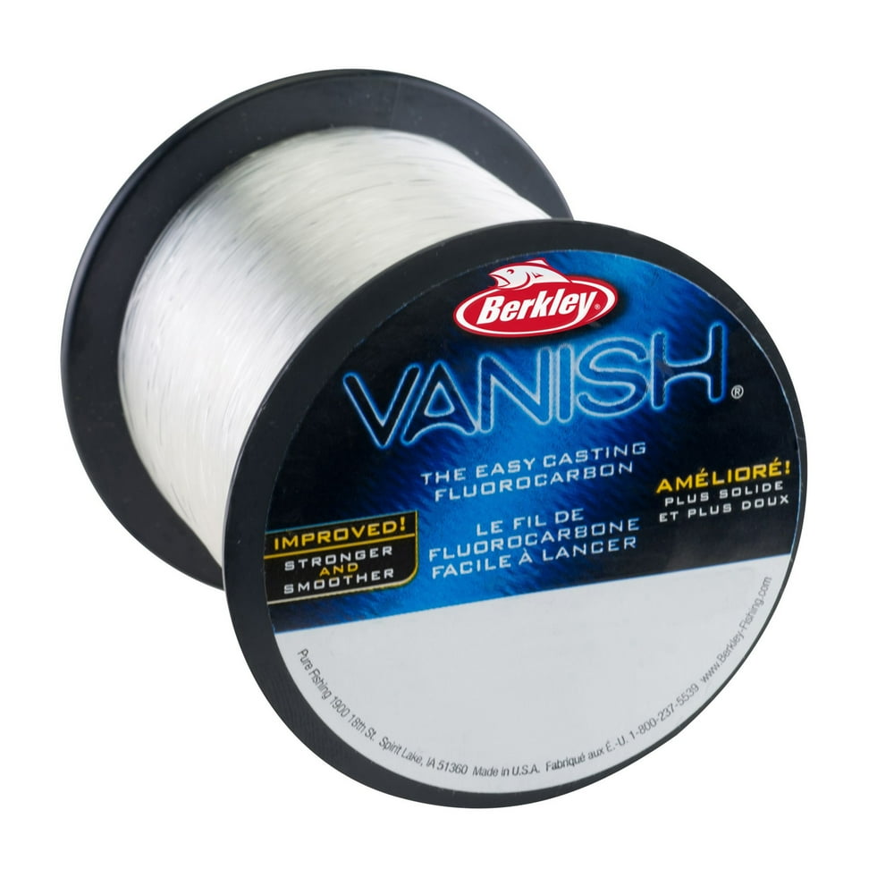 Berkley Vanish Fluorocarbon Line Spool 350 Yards, 0.022" Diameter, 40