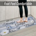 thumbnail image 2 of Farmhouse Kitchen Mats for Floor 2 Piece, Blue Kitchen Rugs and Mats Non Skid Washable for Sink Floor, Floral Blue Kitchen Accessories and Decor Mat, 17"x30"+17"x47", 2 of 6