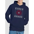 thumbnail image 3 of Captain America Mens Shield Hoodie, 3 of 4