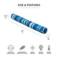 thumbnail image 3 of Big Joe Noodle No Inflation Needed Pool Float, Blurred Blue Double Sided Mesh, Quick Draining Fabric, Jumbo 4 feet, 3 of 9