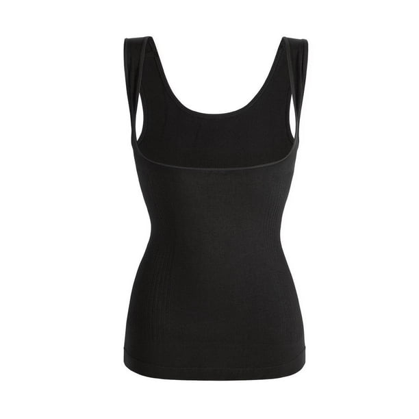 Chaleco moldeador de cuerpo sin costuras para abdomen de plástico Fumei, ropa moldeadora de cuerpo para posparto para mujer, túnica superior en forma de U mejorada