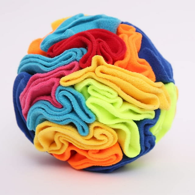 Snuffle Ball Ablechien para perros pequeños, interactiva, con bolsa de almacenamiento
