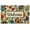 Bordered Welcome With Flowers, variant on Kashi Home Holiday Door Mat Coir Mat 18x28 Non-Slip Printed Doormat, Durable Outdoor Rug, Welcome Mat, Welcome Spring Theme - Home Gnome