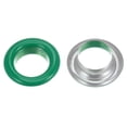 thumbnail image 4 of Uxcell 300 Set Grommets Kit Metal Eyelets 10mm 2/5" Hole Tiny Grommet with Washers for Shoes Clothes Belt Tag Bag Fabric Leather DIY Project, Green, 4 of 4