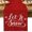 Red, variant on Christmas Winter Table Runner 13x36 Inch Modern Blue Cursive Script Snowflake Ice Crystals Cotton Linen Dining Table Runner Ideal for Dresser Kitchen Coffee Tables - Machine Washable