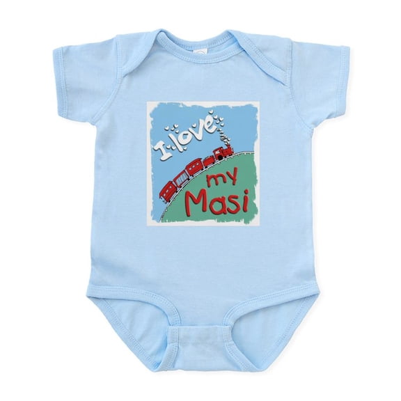CafePress - Train Masi Infant Bodysuit - Baby Light Bodysuit, Size Newborn - 24 Months