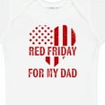 thumbnail image 4 of Inktastic Military Dad Deployment Red Friday Boys or Girls Baby Bodysuit, 4 of 5