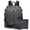 Black, variant on Backpack Purse for Women Vegan Leather Travel Backpack with Wristlet, Designer Convertible Shoulder Bag Satchel Handbag, Lightweight Fashion Backpack with Wide Strap, Brown