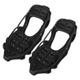 thumbnail image 2 of Empuñaduras de nieve tacos portátiles para nieve y hielo 24 dientes ligeros universales plegables para botas y zapatos, 2 of 8