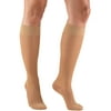 Truform Women's Stockings, Knee High, Sheer: 15-20 mmHg, Beige, Medium
