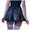 Black, variant on HGIEYS Womens Leather Skirts Buckle Low Rise Gothic Split Pleated Party Club PU Mini Skirts