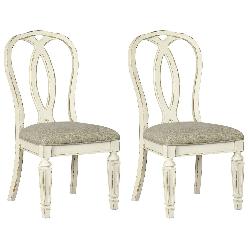 Signature Design by Ashley Realyn Dining Side Chair Set of 2 Chipped