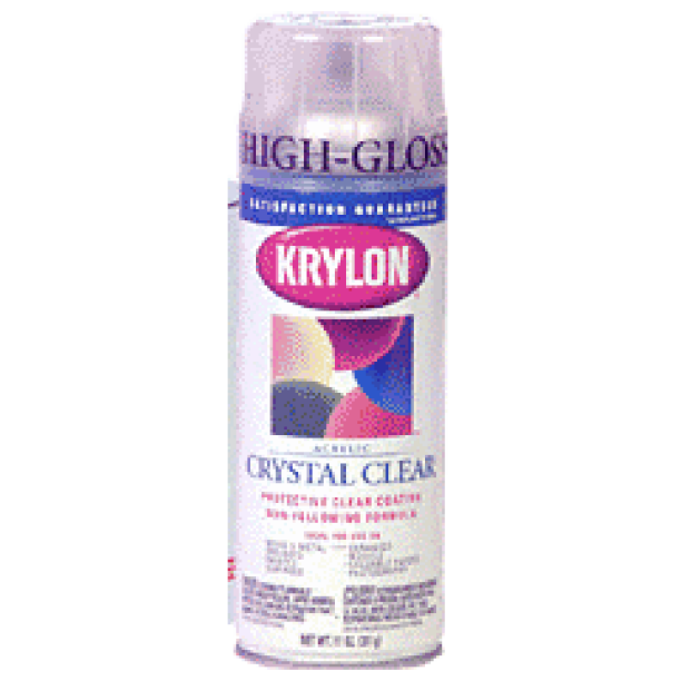 KRYLON KP1301 Crystal Clear Spray Paint