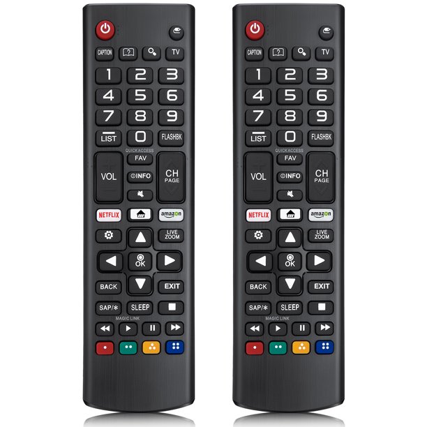 (Pack of 2) BN68 Universal Remote Control for LG TV Remote, Compatible