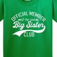 thumbnail image 4 of Inktastic Official Member of the Cool Big Sister Club Youth T-Shirt, 4 of 5